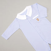 Macacão Algodão Pima - Urso Cachecol